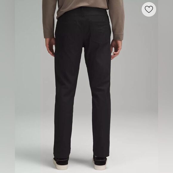 LULULEMON Men’s ABC Classic-Fit 5 Pocket Pant 32 Warpstreme Black Wrinkle Free - Picture 3 of 15